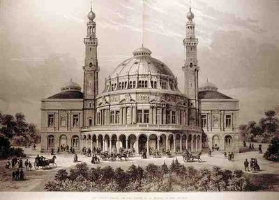 El Palacio del Pueblo para el Este de Londres, a ser Erigido en Mile End Road de English School